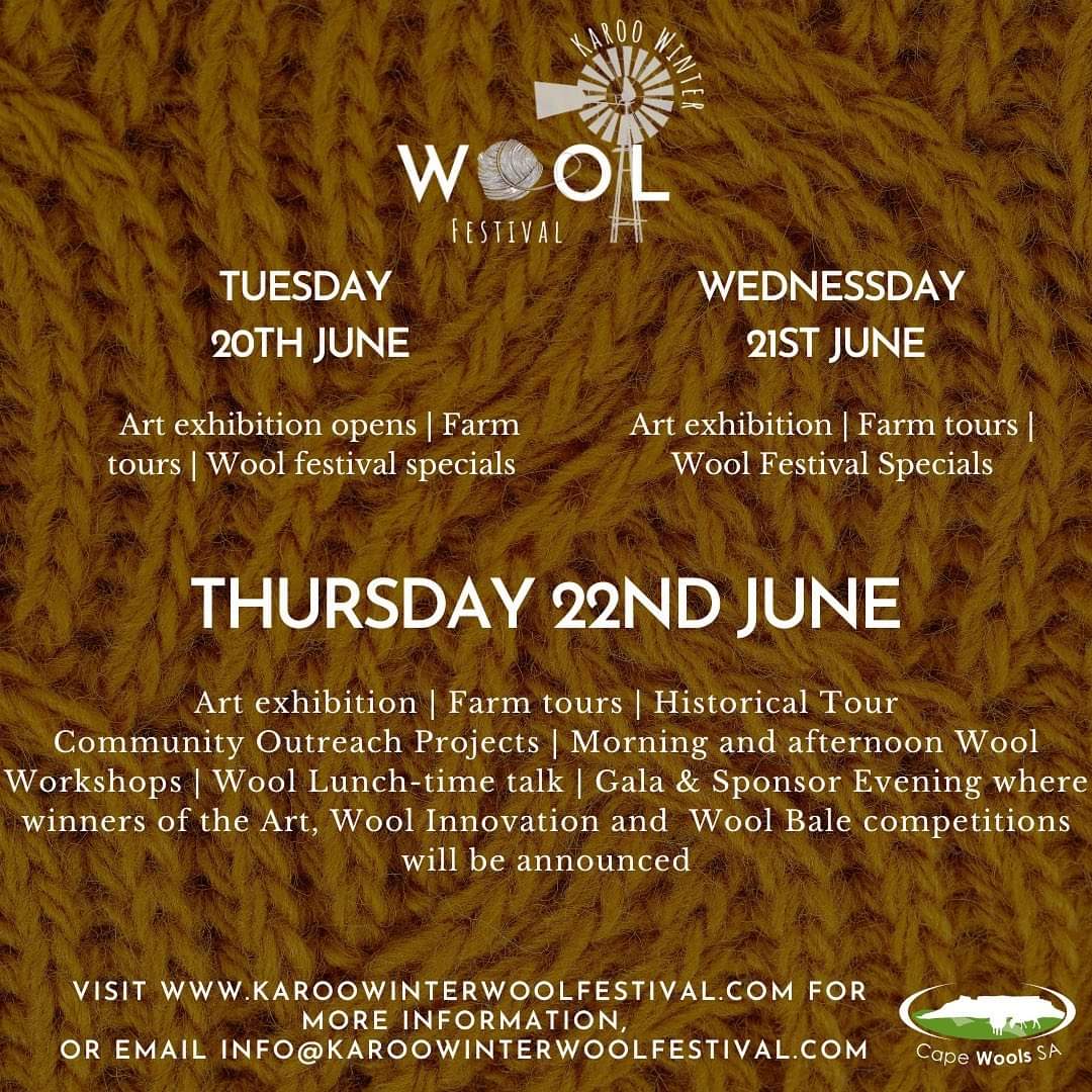 Middelburg Winter Wool Festival 22 to 25 June 2023 Karoo Heartland