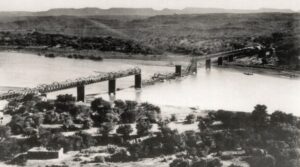 Destruction of the Norval's Pont Bridge in March 1900