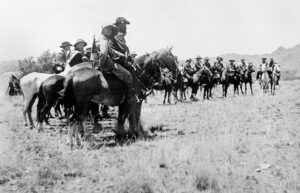Mounted Boer Burghers at Norvalspont in February 1900